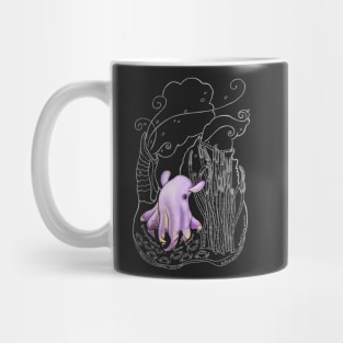 Dumbo Octopus Doodle for dark background Mug